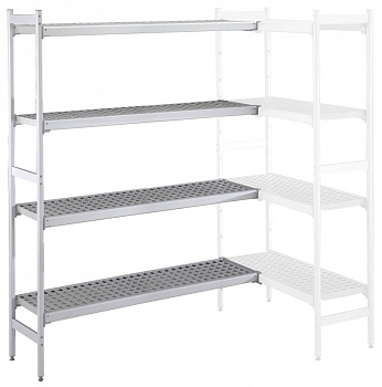 Electrolux Professional ACS2192 ALUM.CORNER SHELV.-POLY.TIERS-373X2196MM (Code 137065)