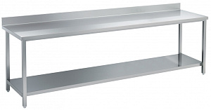 Electrolux Professional STLA18 WORK TABLE + SHELF + UPSTAND 1800MM (132420)
