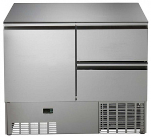 Electrolux Professional SAL25N12 250L REF.TABLE(+2+10°)1 DOOR+2DR.-NO TOP (Code 728630)