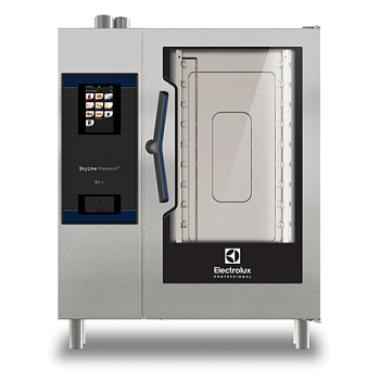 SKYLINE PREMIUMS OVEN 10 GN 1/1 - ELECTRIC - BOILER AISI 316 - 3-GLASS (CODE 229742)