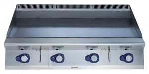 Electrolux Professional E9IIKTAOMII Modular Cooking Range Line 900XP 1200mm Gas Fry Top HP, Smooth scratch resistant chromium Plate (Code 391592)