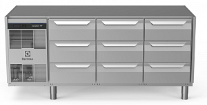 Electrolux Professional EH3H7CCC REFR.COUNTER 440L 9x1/3DRAWER NO TOP (Code 710056)