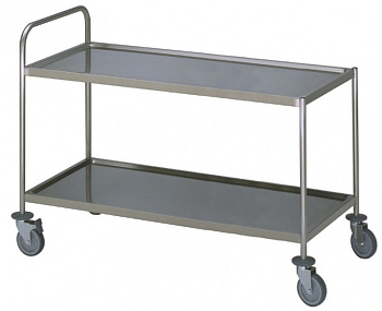 2-TIER SERVICE TROLLEY 900 MM H 800 (Code 361228)