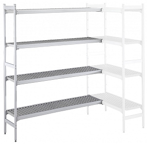 Electrolux Professional ACS2372 ALUM.CORNER SHELV.-POLY.TIERS-373X2376MM (137067)