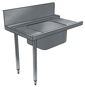 Electrolux Professional BHHPT6B12L PREWASH TABLE+BOWL(600X500)L&gt R 1200-HOOD (Code 865315)