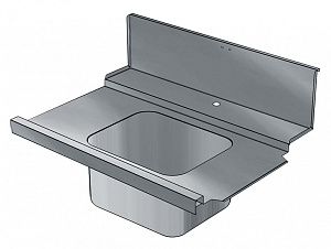 Electrolux Professional BHHPIB10R PREWASH INFILL TOP+BOWL R>L 1000-HOOD T. (Code 865317)