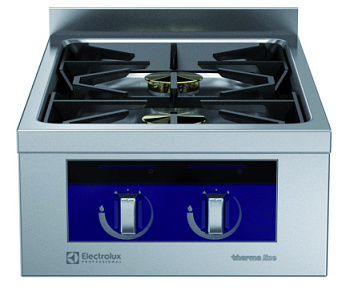 Modular Cooking Range Line thermaline 90 - 2-Burner Gas Top, 1 Side, Backsplash (Town Gas) (Code 593307)