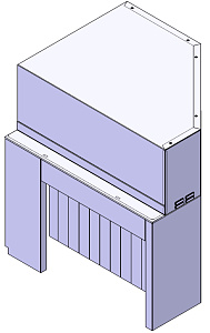 Electrolux Professional CDTRTAEL EL. DRYING TUNNEL-CORNER-L&gt R-RT OVS (Code 864387)