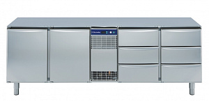 Electrolux Professional RCDR4M26T REF.COUNTER 590L,2DOOR 6x1/3 DRAW-NO TOP (Code 727085)