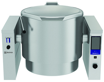 High Productivity Cooking Steam Tilting Boiling Pan, 200lt Wall mounted, Electronic-Marine (Code 587183)