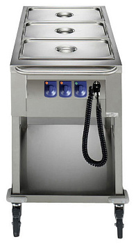 BAIN-MARIE TROLLEY-OPEN TYPE-1 WELL-3 GN (Code 342100)