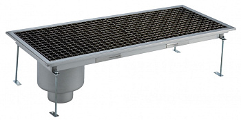 Electrolux Professional FDA40100 FLR.DRAIN+GRATE+S.SIPH-VERT.OUT. 400X950 (Code 328053)