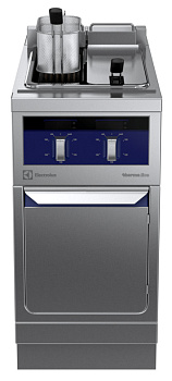 EL.DEEP FRYER,2X5L,1-SIDE,400X900X700H (Code 589298)