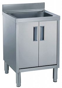 Electrolux Professional MLA716P CUPBOARD SINK 1 BOWL(500X500)2DOOR 700MM (132702)