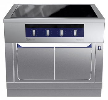 Electrolux Professional MCIQFBJ4AO INDUK.KOCHF.4Z.WÄRM.1S.AUFK.1000X900X800 (Code 589675)