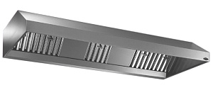 Electrolux Professional BP1412DT 304 S/S WALL HOOD+FILTERS 1200X1400MM (642166)