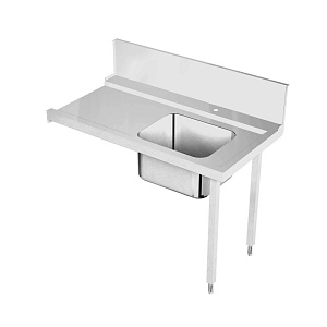Electrolux Professional BHRPT6B11R Handlingsystem für Korbtransportmaschinen Vorspültisch mit Becken, 1300 mm, Laufrichtung R > L (Code 865406)