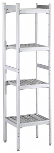Electrolux Professional BLS772 ALUM.LINEAR SHELV.-POLY.TIERS-475X772MM (137031)