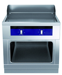 Electrolux Professional MCH1EAH1DM Modular Cooking Range Line thermaline 90 - Full Module Freestanding Electric Fry Top, 1 Side, H=700 - H3 -Marine (Code 589839)