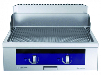 Modular Cooking Range Line thermaline 90 - Full Module Gas Fry Top, 1 Side with Backsplash (Town Gas) (Code 593325)