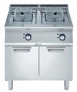Electrolux Professional E7FREH22FN Modular Cooking Range Line 700XP Two Wells Freestanding Electric Fryer 7 liter (Code 371141)