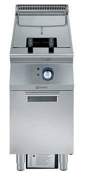 Electrolux Professional E9KKGDBAMCA Modulare Großküchengeräteserie Fritteuse elektr. , 23 l, 1 V-förmiges Becken, Heizelemente außenliegend, 2 Halbkörbe (Code 391337)