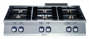 Electrolux Professional E7AANTAOMII Modular Cooking Range Line 700XP 6-Burner Gas Boiling Top (Code 371405)