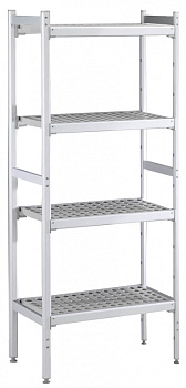ALUM.LINEAR SHELV.-POLY.TIERS-475X1216MM (137036)