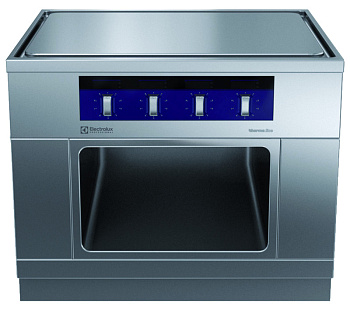 Modular Cooking Range Line thermaline 90 - 4 Zone Freestanding Electric Solid Top with Ecotop, 1 Side, H=700 - H3 -Marine (Code 589880)