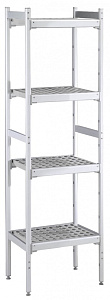 Electrolux Professional ALS862 ALUM.LINEAR SHELV.-POLY.TIERS-373X862MM (137012)