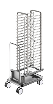 Electrolux Professional TRRA201163C Küchenzubehör Wagen mit Hordengestell Skyline, 20 GN 1/1, 63mm Abstand (Code 922753)
