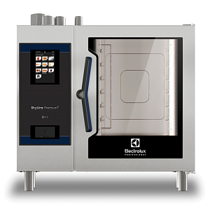 Electrolux Professional ECOG61T3G1 SKYLINE PREMIUMS OVEN 6 GN 1/1 - GAS - BOILER AISI 316 - 3-GLASS (CODE 229770)