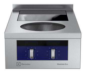 INDUCT.WOK+PLATE,2ZONE,1S,BS,500X900X250 (Code 589040)