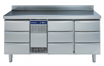 REF.COUNTER 440L,9x1/3 DRAWERS+UPSTAND (Code 727087)