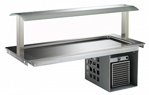 Electrolux Professional DI4RDPO DROP-IN REFRIG.DOLE PLATE+GANTRY 4GN (Code 340230)