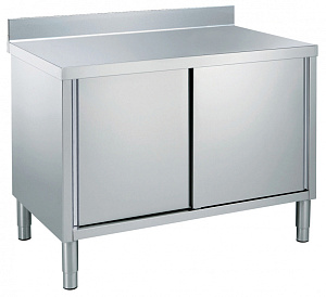 Electrolux Professional TN1410EN Premium Preparation 1400 mm Worktop Cupboard with Upstand (Code 133081)