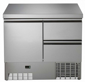 Electrolux Professional SAL25T12 250L REF.TABLE(+2+10°)1DOOR+2DR.+S/S TOP (Code 728629)