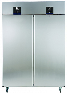 Electrolux Professional RE414FDRC ecostore 2 Door Digital Stainless Steel Dual Refrigerator, 1430lt (0/0) - R290 - UK Plug (Code 725293)