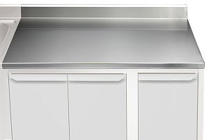 Electrolux Professional TPLA13A ARBEITSPLATTE M. AUFKANTUNG 1300 MM (Code 121139)