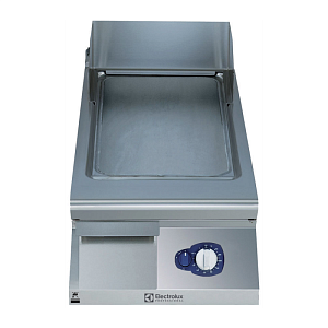 Electrolux Professional E9IINAAOMCA GAS FRYTOP SMOOTH HORIZONTAL PLATE 400MM-BRUSHED CHROME (CODE 391402)