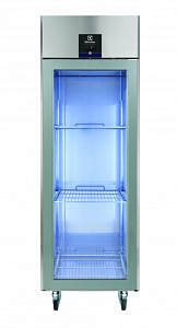 Electrolux Professional RE471GRCG ecostore 1 Glass Door Digital Refrigerator, 670lt (+2/+10) R290 -UK Plug (Code 725389)