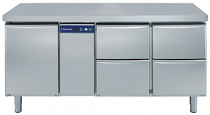 Electrolux Professional RCDR3M14R REFR.COUNTER 440 LT,1 DOOR,4DRAWERS,REM. (Code 726569)