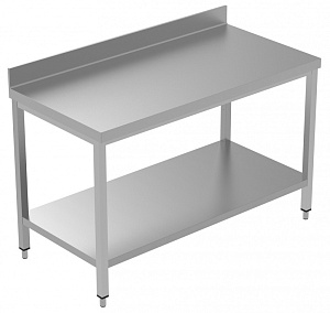 Electrolux Professional LSGTG1510E WORK TABLE  1500 MM+UPSTAND+LOWER SHELF (134099)
