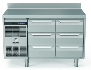 Electrolux Professional EH2H3GG Digital Undercounter ecostore HP Premium Refrigerated Counter - 290lt, 6x1/3 Drawers with upstand (Code 710138)