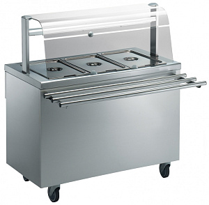 Electrolux Professional FSV11C3CX BAIN-MARIE 3 GN, WÄRMESCHRANK, NIRO,1125 (Code 320114)