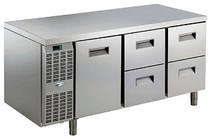 Electrolux Professional RCSN3M14 KUEHLTISCH, 1 TUER+4LADEN, -2/+10°C (Code 726146)