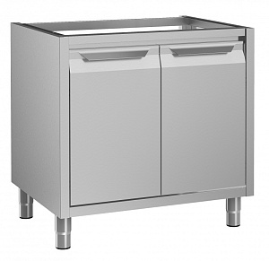 Electrolux Professional RSAU9002HD Standard Preparation Cupboard Base for Sink Top (2 hinged doors) - no top, 900mm (Code 133184)