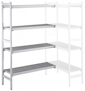 Electrolux Professional CLS1840 ALUM.CORNER SHELV.-POLY.TIERS-475X1844MM (Code 137082)