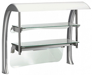 Electrolux Professional ZLGS122HG AUFSATZ 2 GLASBORDE MIT WÄRMELAMPEN, 3GN (Code 856498)