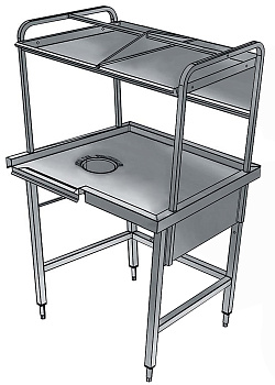 SORTING TABLE L&gt R 1000 MM X 800 MM (Code 865335)